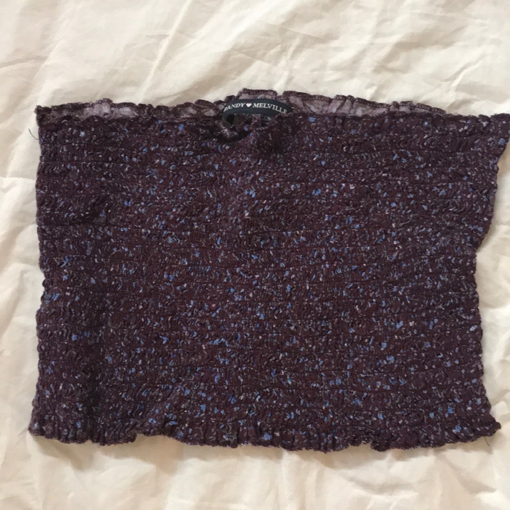 Melville Floral Ruched Tube Top